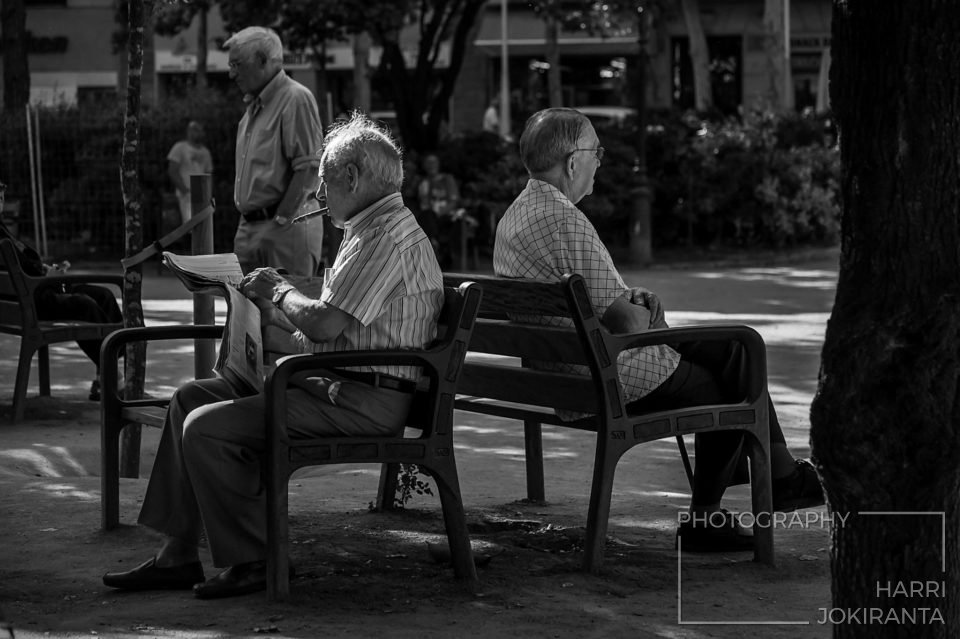 To be together – Miesten hetki puistossa