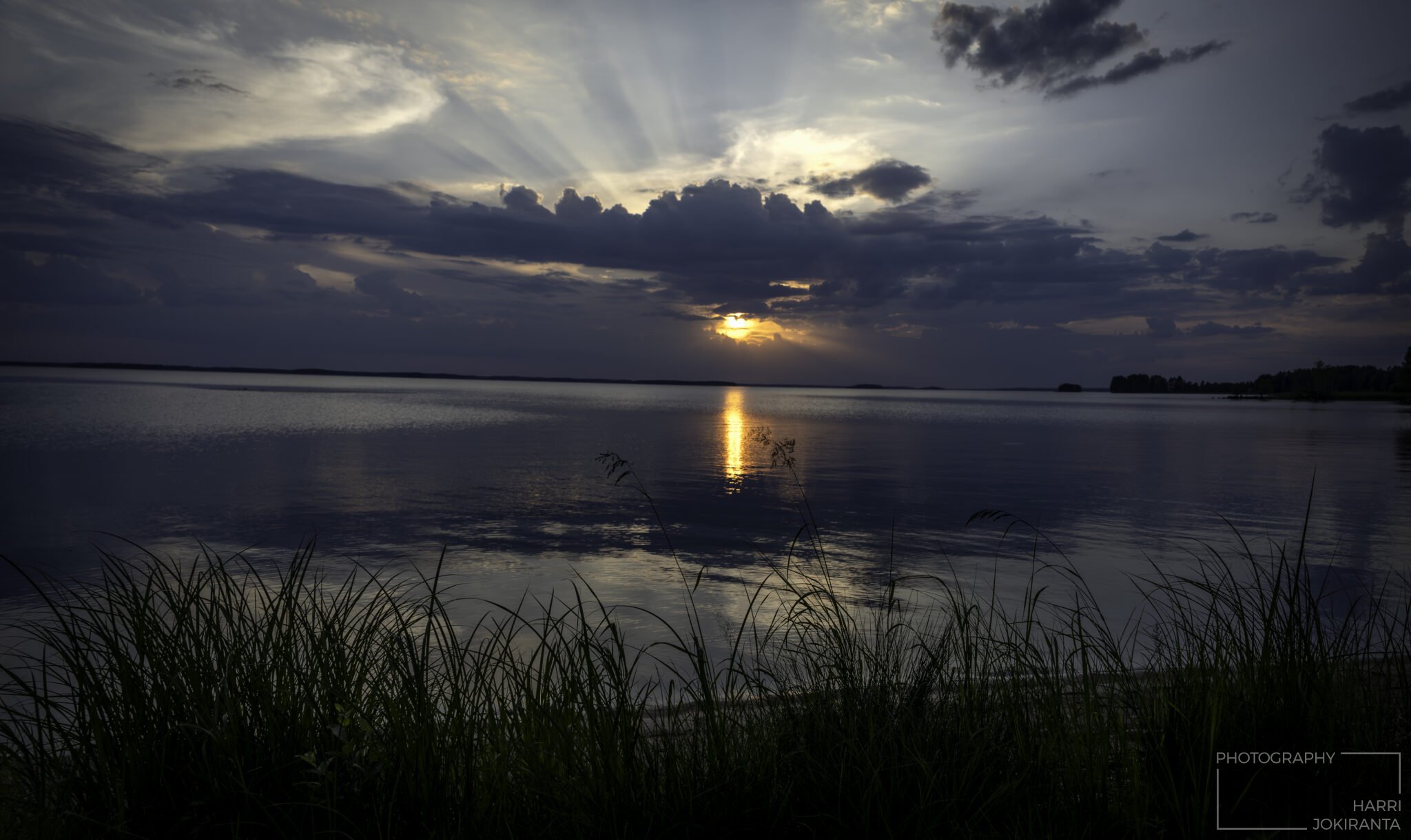 Sunset before Thunder next Morning