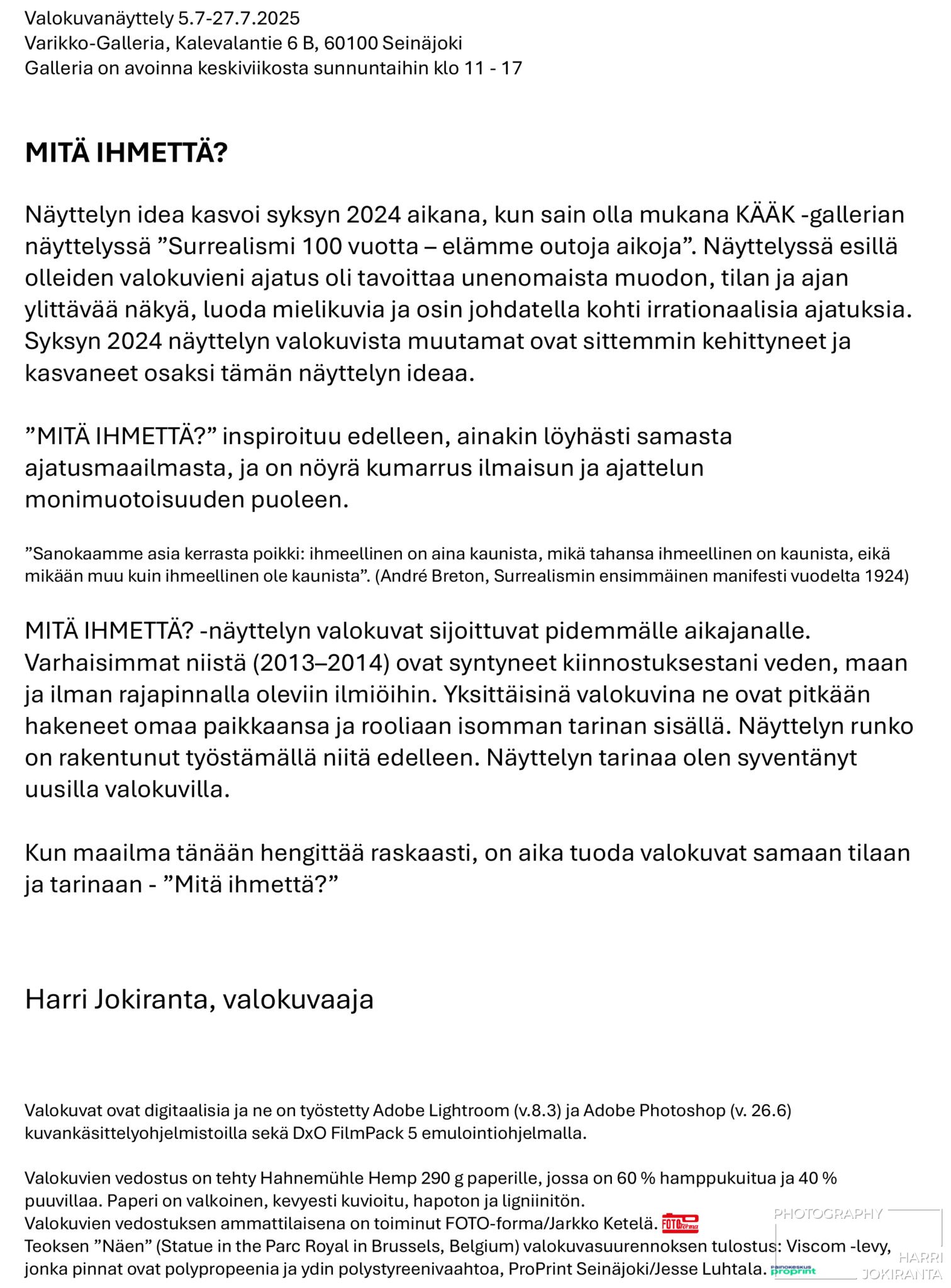 Näyttelyesite